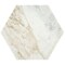 Msi Arabescato Venato 8 W x 9 Hexagon Honed Marble Floor And Wall Tile, 24PK ZOR-NS-0104 - alternate 3